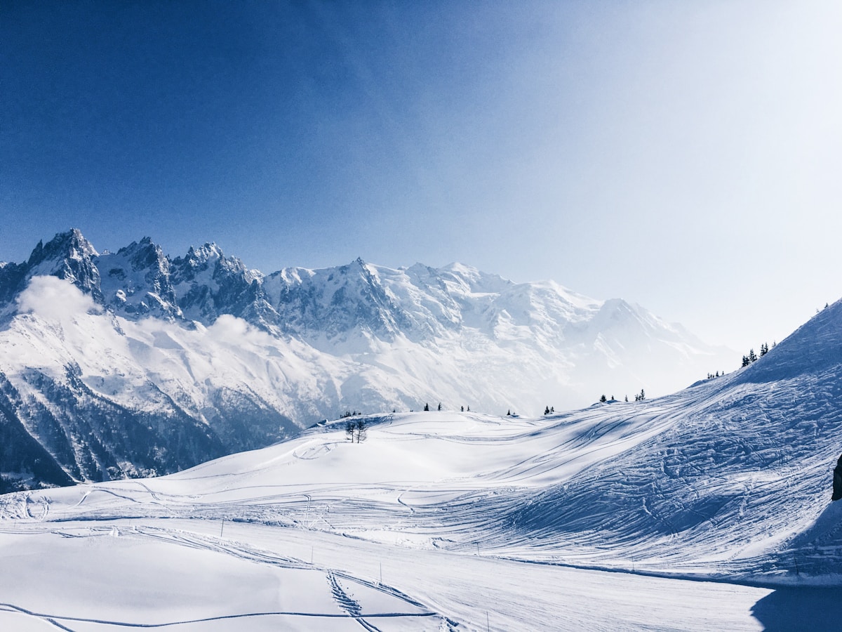 Snowy mountain in Chamonix - Photo by Chris Biron